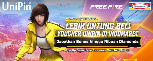 Lebih Untung Beli Voucher UniPin di Indomaret – Top Up Free Fire dan Dapatkan Bonus hingga Ribuan Diamonds
